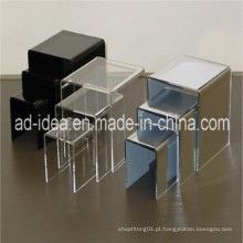 Mostrador de sapato acrílico, suporte de plexiglass, suporte acrílico, exibição acrílica (AD-006)